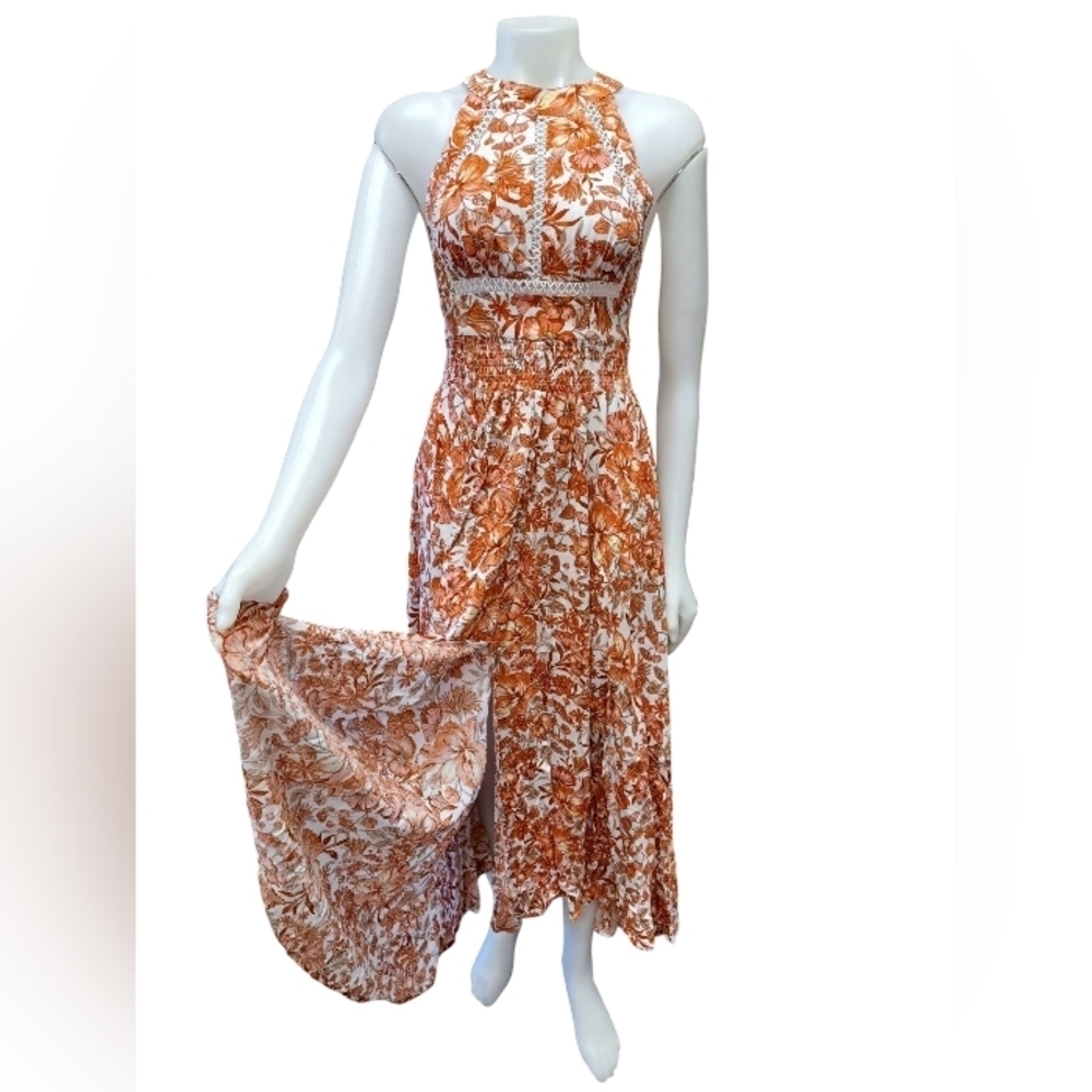 Anthropologie Able The Label EUC Floral Maxi Size XS
